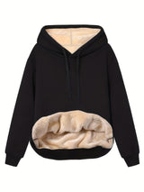 Rosalie - Sweatshirt mit Kapuze und Fleece-Futter, ideal für kalte Tage