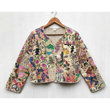 Sherrie - Vintage Boho Patchwork Quilted Jacke