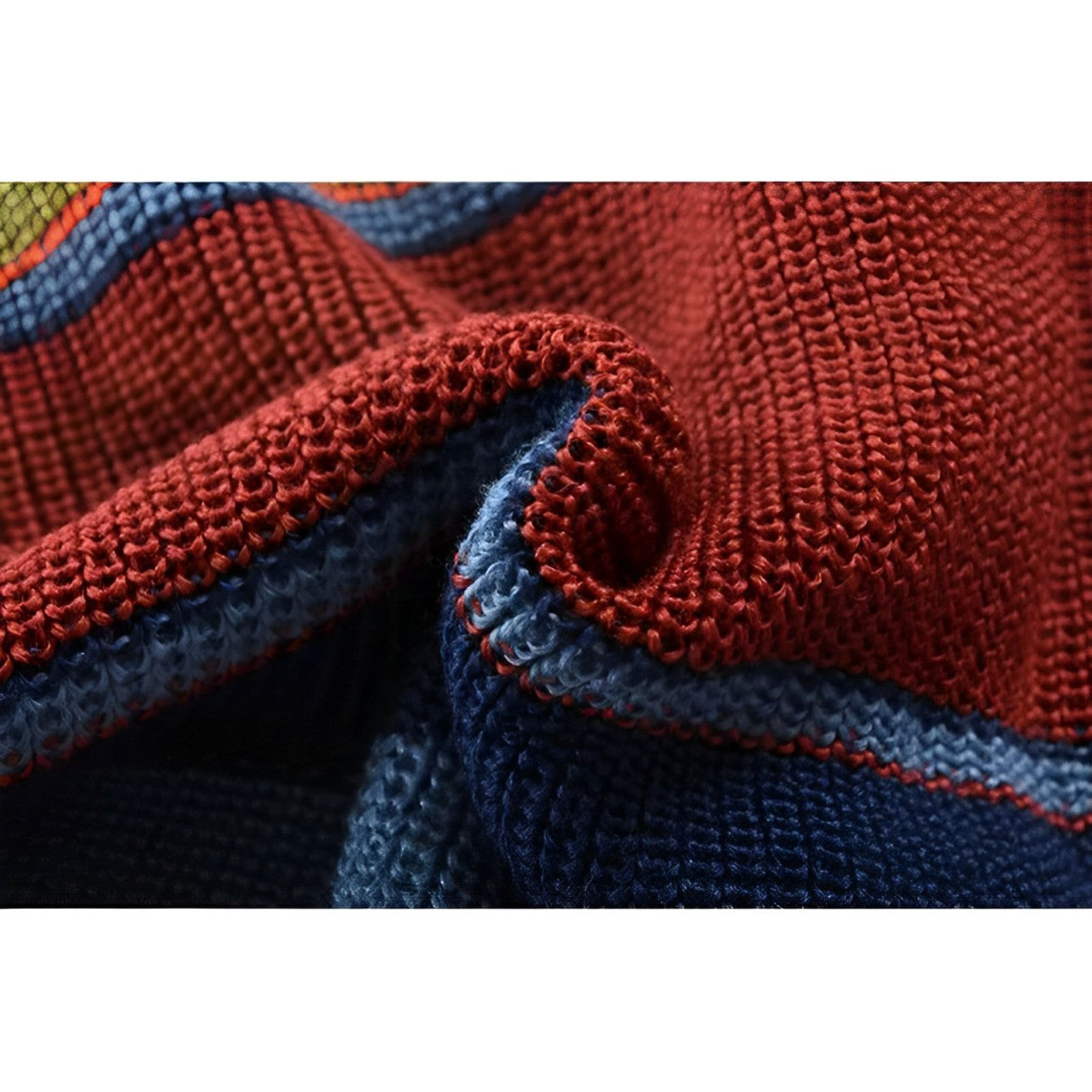 Ferdinand - Herren Retro Cardigan mit Farbblock & Knopfleiste