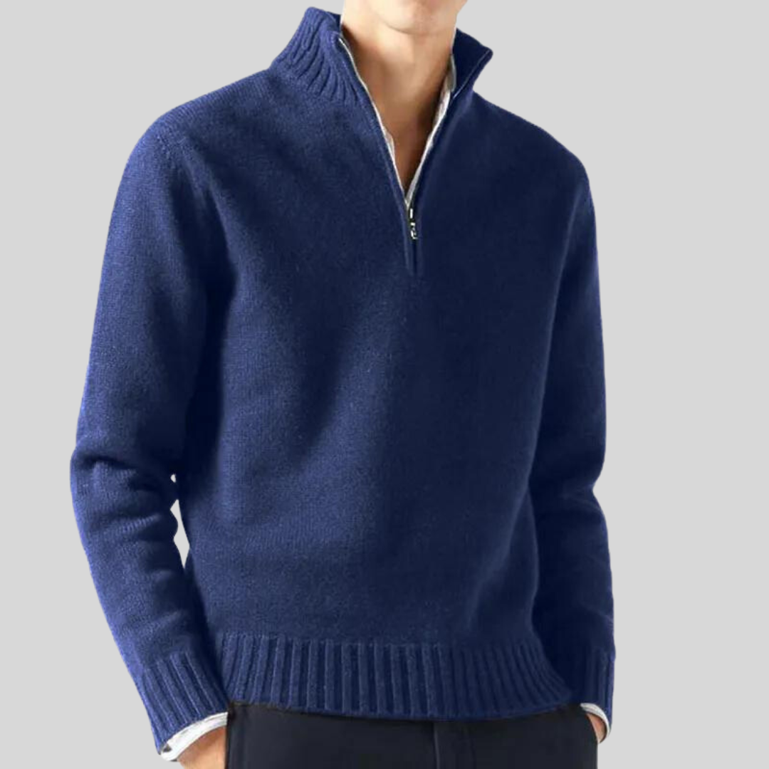 Siram - Pullover Winter Warm mit Halbreißverschluss