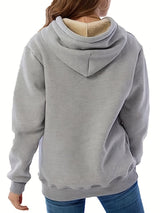 Rosalie - Sweatshirt mit Kapuze und Fleece-Futter, ideal für kalte Tage