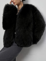 Soft Faux Fur Coat