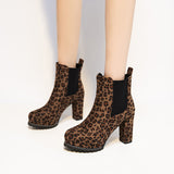 Leopardy - Stiefel mit Chelsea-Absatz