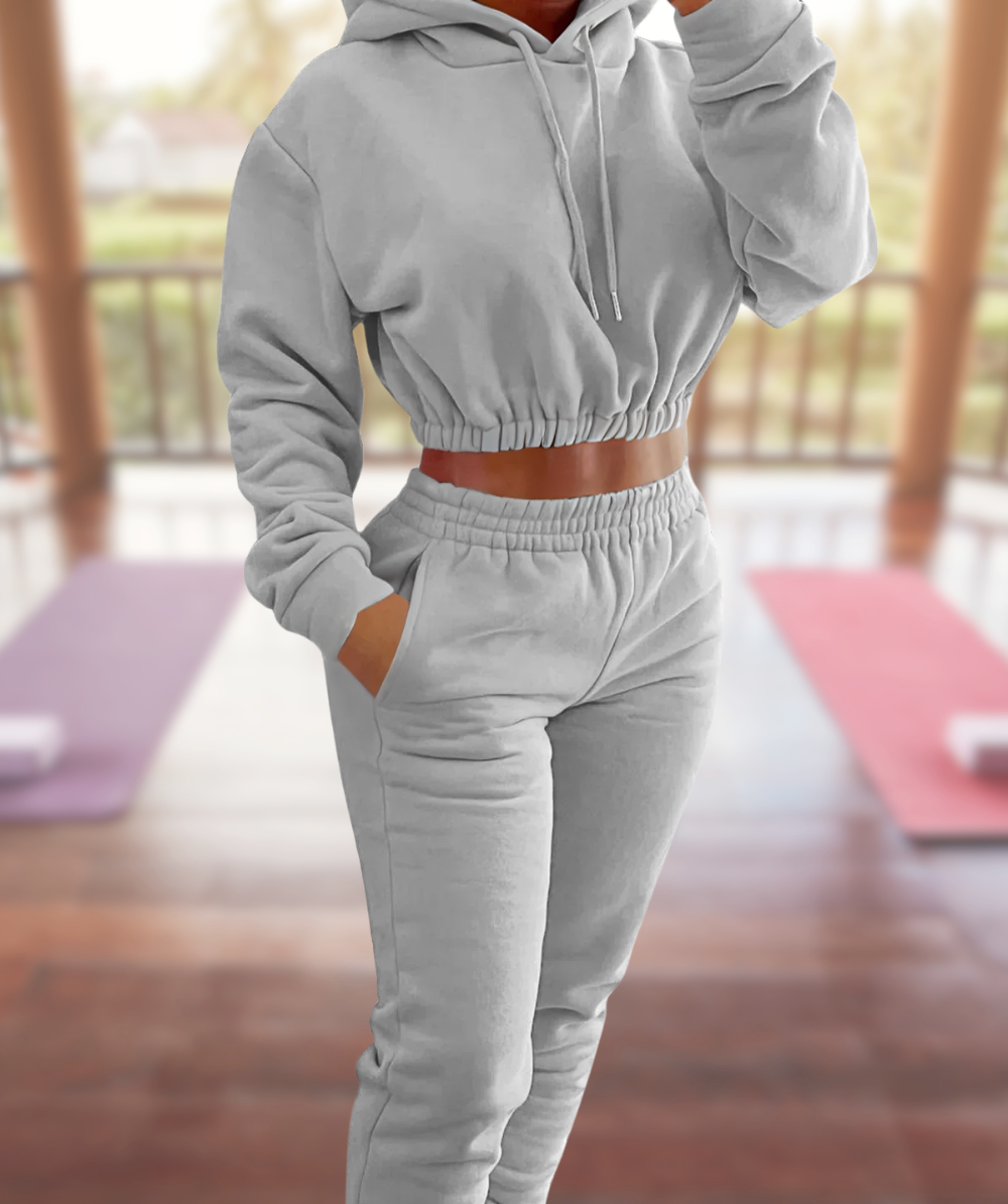Carina – Set Aus Kurzem Hoodie Und Hose