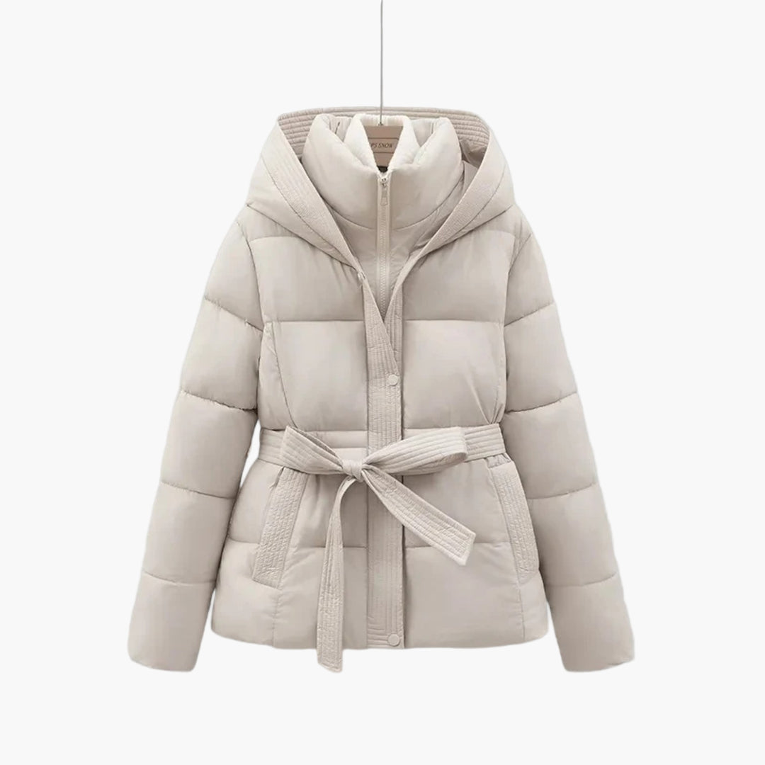 Cosima - Damen Winter Parka mit Gürtel elegant