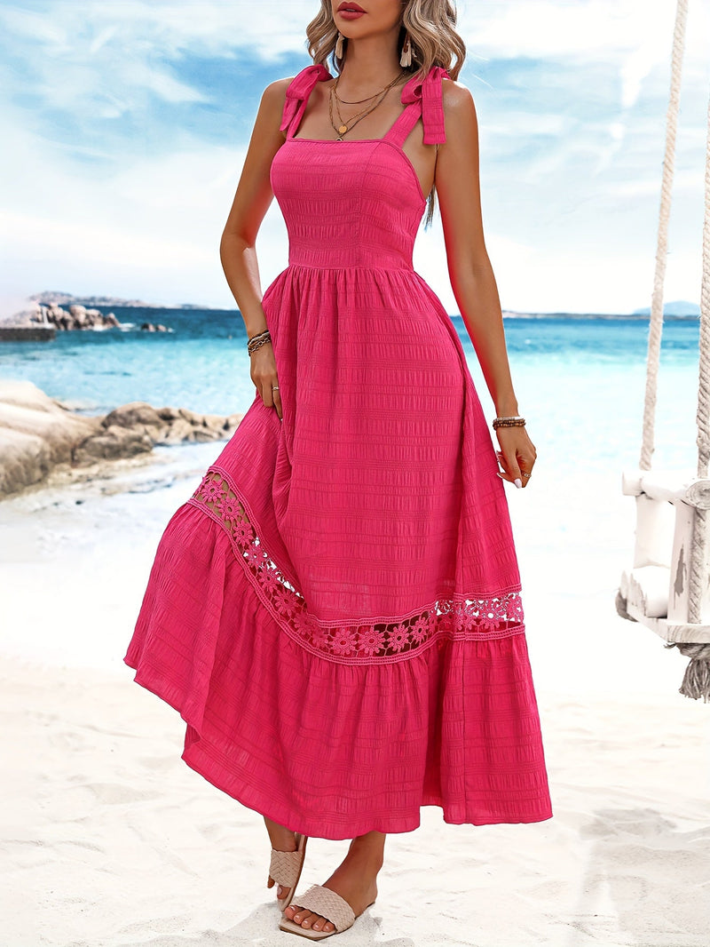 Emilly - Maxikleid aus roter Spitze