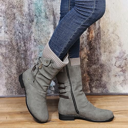 Queniva - Ortho Zipper Damen Winterstiefel