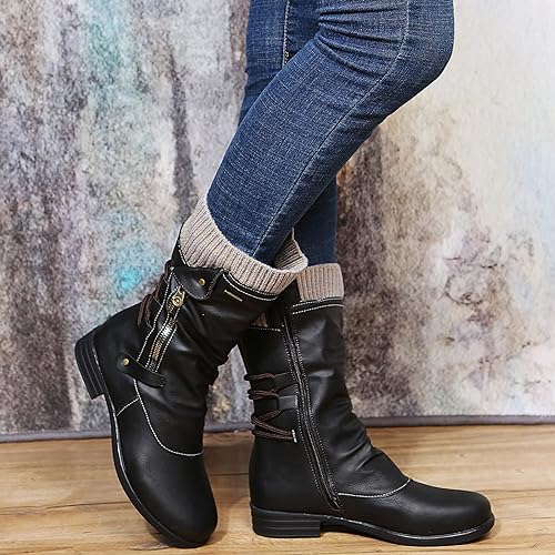 Queniva - Ortho Zipper Damen Winterstiefel
