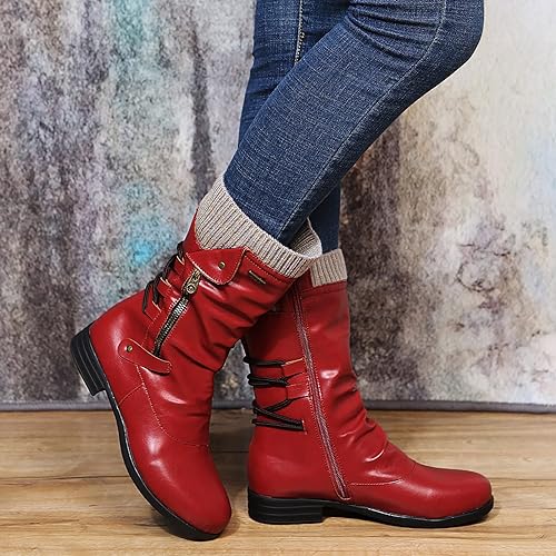 Queniva - Ortho Zipper Damen Winterstiefel