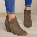 Alexe -Damen Stiefeletten mit Chunky Heel