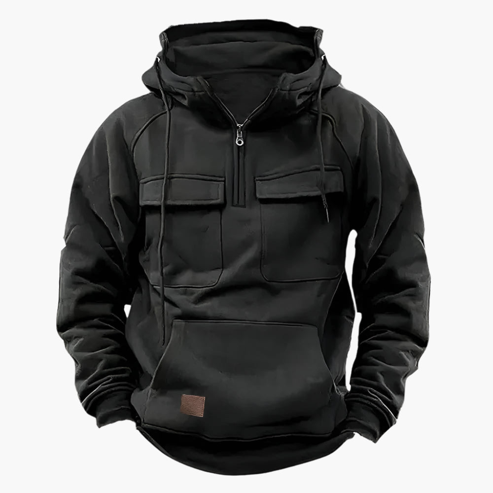 Ciro - Herren Winter Hoodie Taktisch mit Zipper