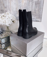 Chelsea Boots Long Schwarz