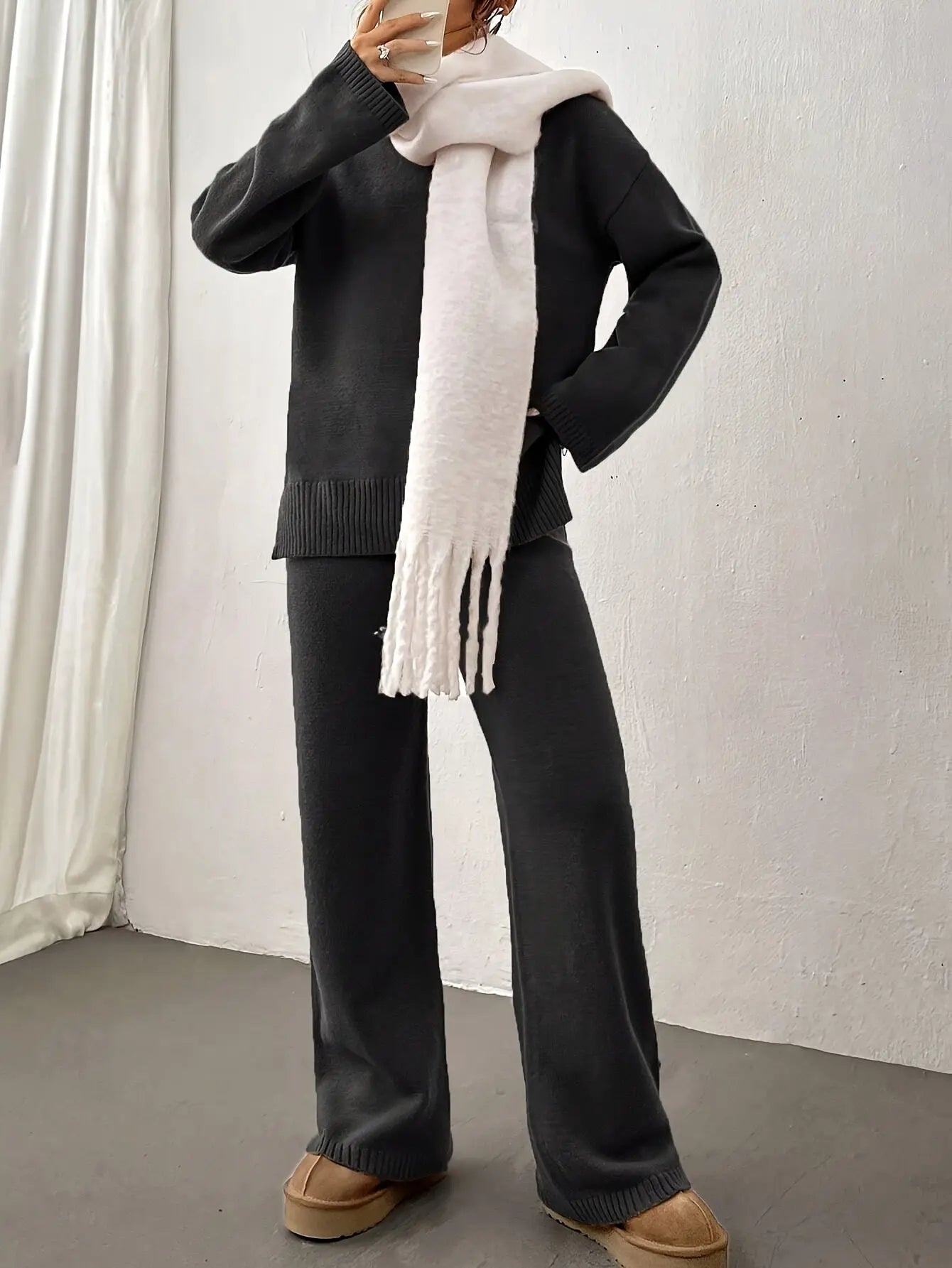 Thalia - Strickanzug Stilvoll Elegant Bequem Modern