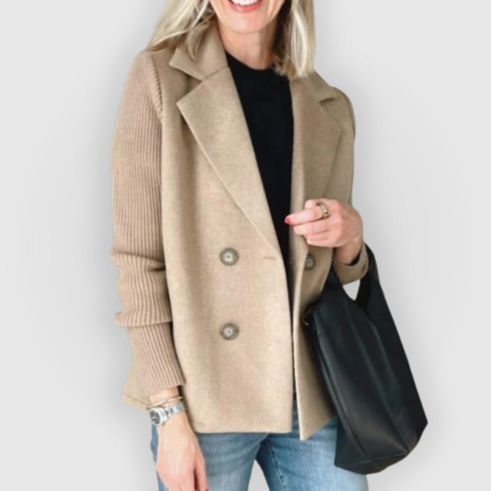 Felicity - Eleganter Damen Blazer mit Strickärmeln