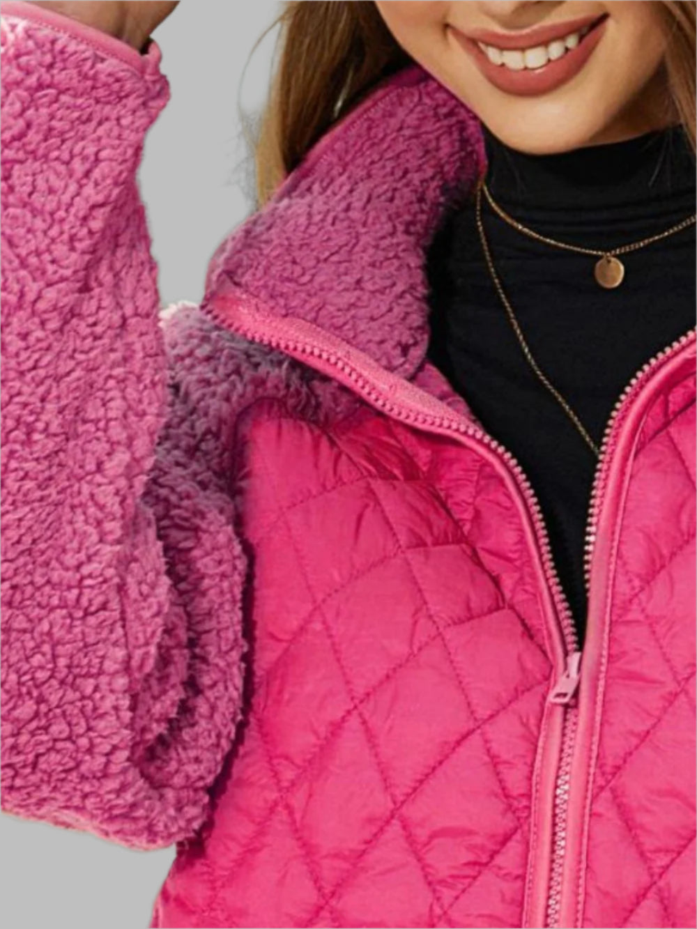 Ute – Jacke im Raglan-Stil mit Reißverschluss