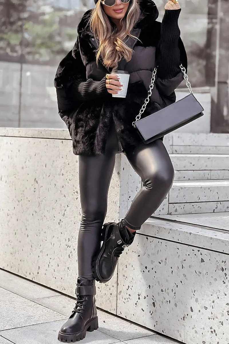Fabienne – Warme Winterjacke mit Kapuze für Damen