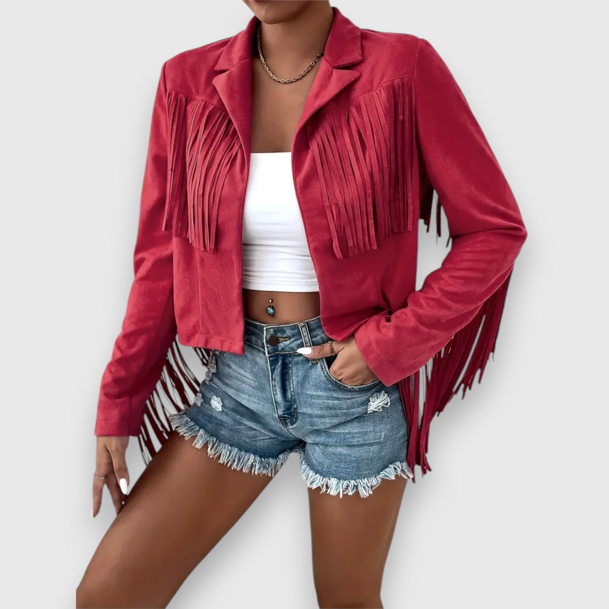Olivia – Jacke mit modischen Quasten