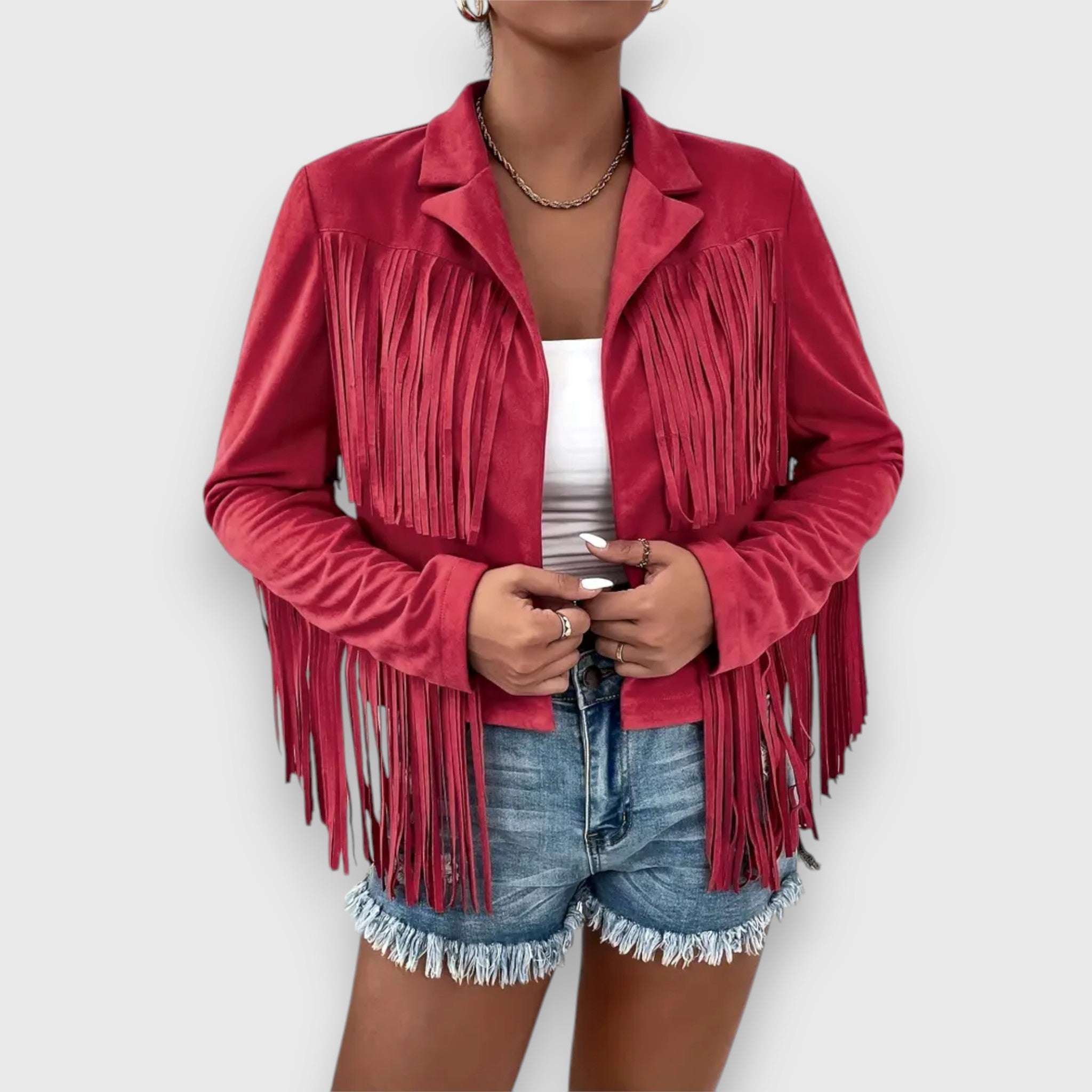 Olivia – Jacke mit modischen Quasten