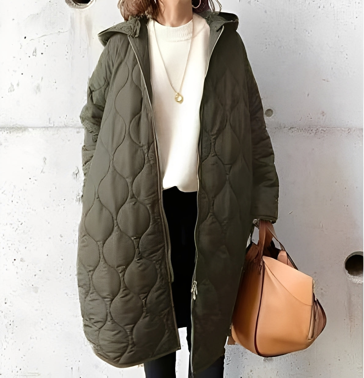 Emilia – Lockerer Parka-Mantel mit Kapuze