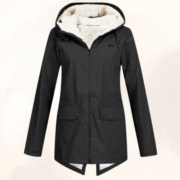 Celine - Wasserdichte Winterjacke mit flauschigem Fellfutter