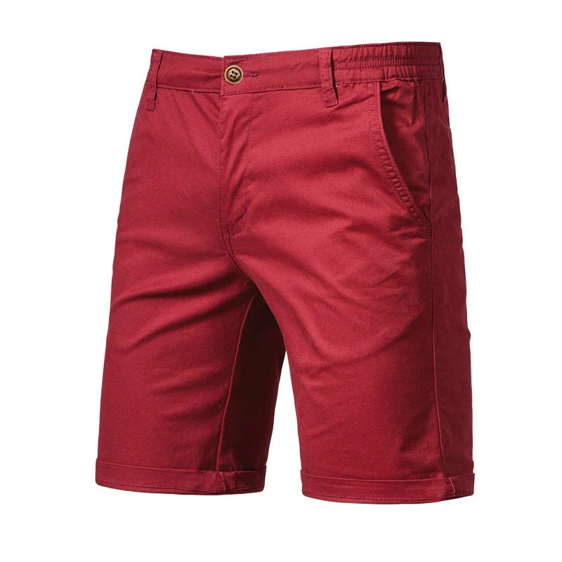 Sidney - Hohe Qualität 100% Baumwolle Elastische Taille Shorts für Herren