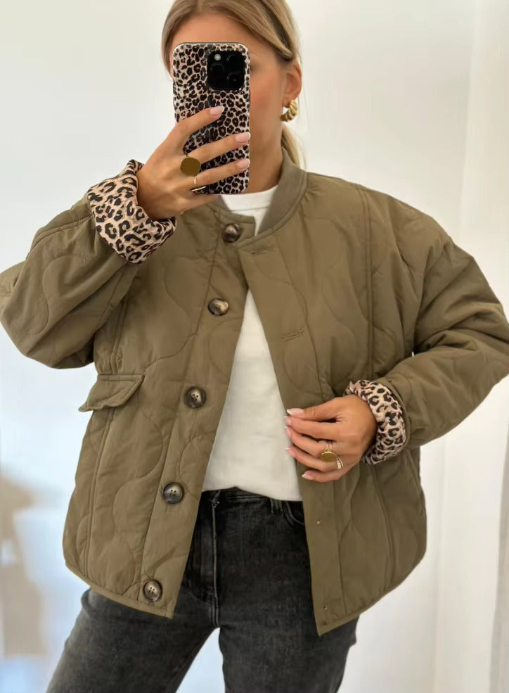 Isabelle - Modische Leopard Jacke