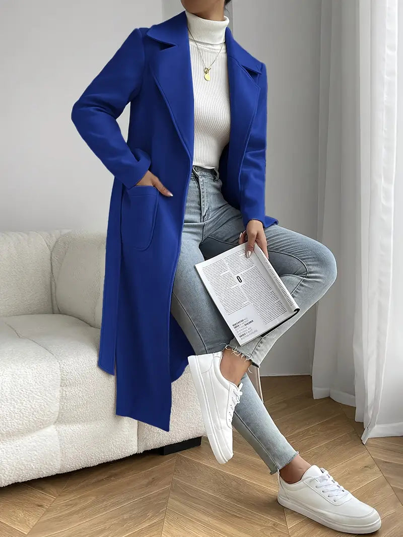 Celine – Langer Trenchcoat mit Taschen