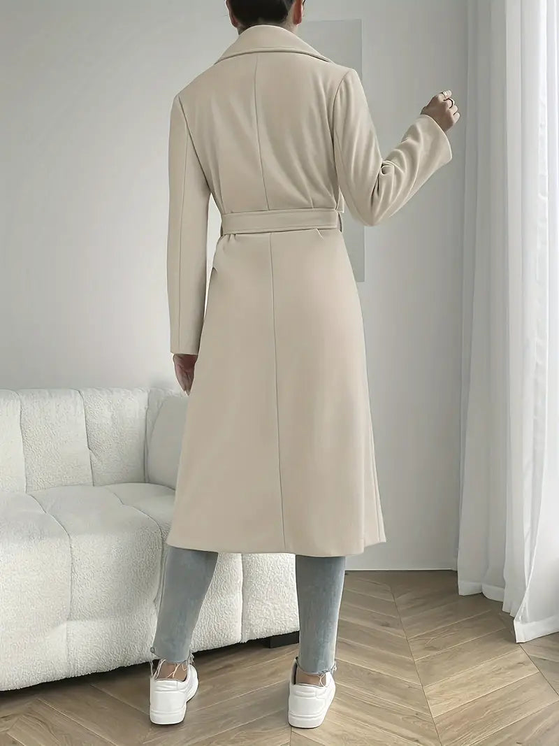 Celine – Langer Trenchcoat mit Taschen