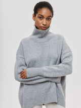 DAHLIA -Relaxed Knit Rollkragenpullover