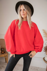 Snuggle Up Red - Sweater