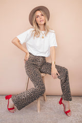 Zoë Leopard - Jeans