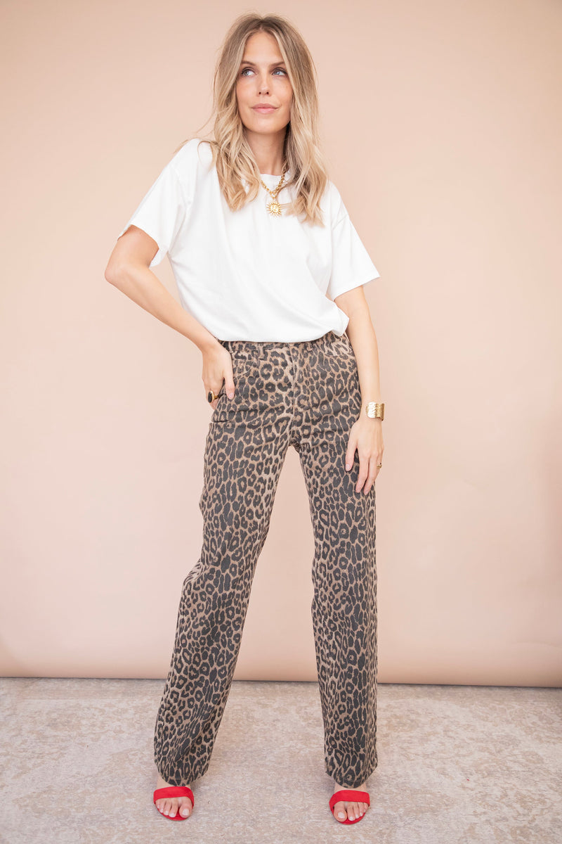 Zoë Leopard - Jeans