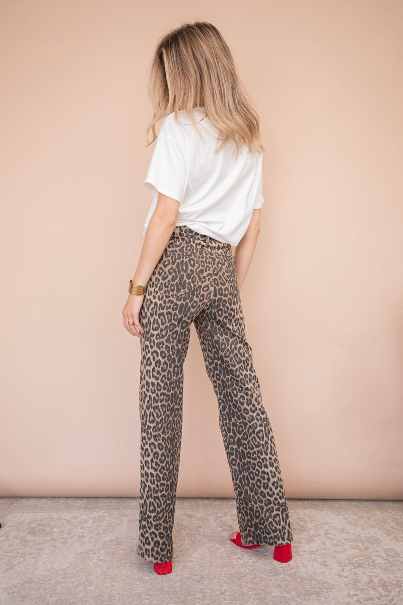 Zoë Leopard - Jeans