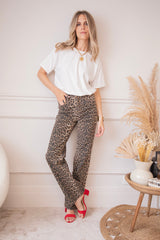 Zoë Leopard - Jeans