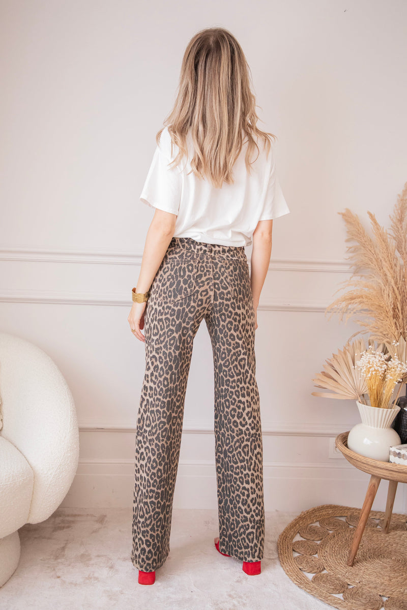 Zoë Leopard - Jeans