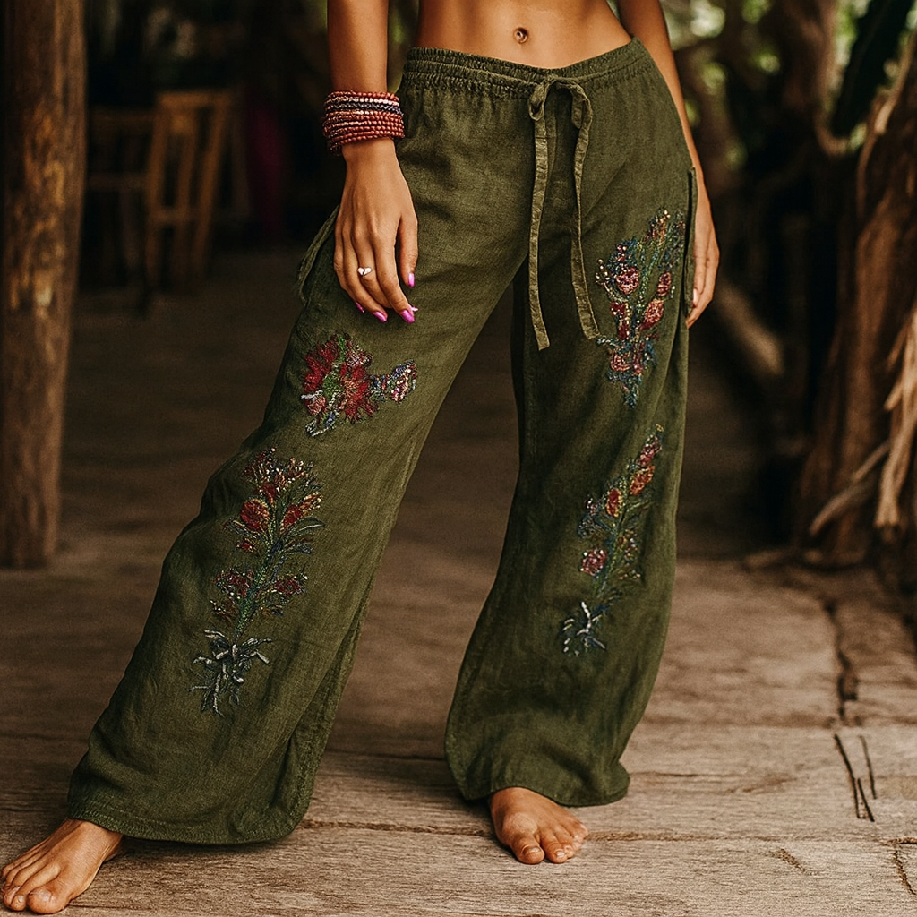 Adèle - Bequeme Bohemian-Yogahose für entspannte Tage 3