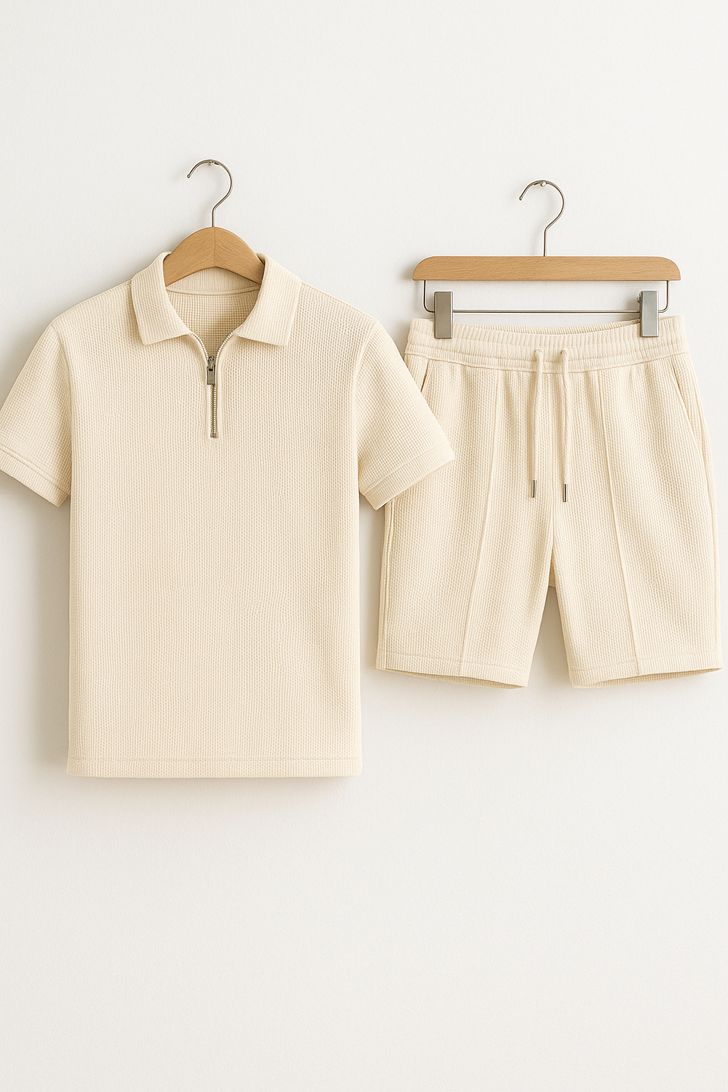 Alaric - Strukturierter Polo-Shorts Set 2