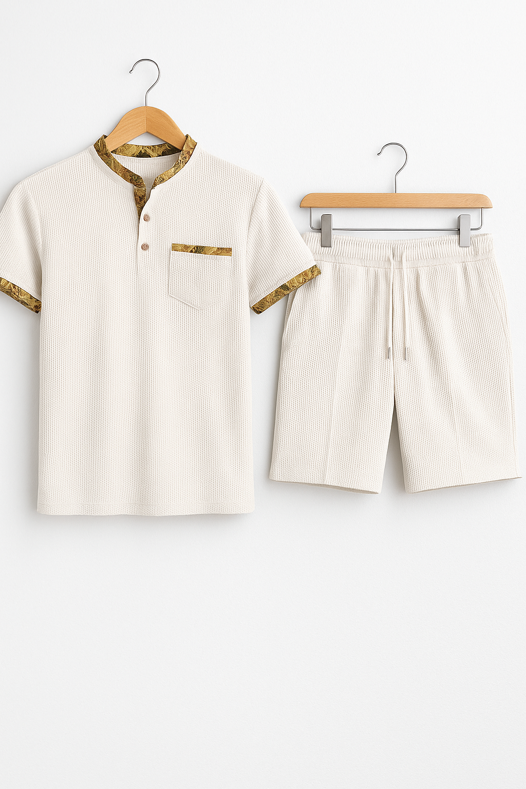 Albert - Casual Shorts Set mit Stehkragen 8