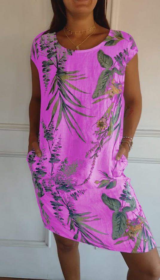 Alina - Bequemes Kleid für Damen Viola