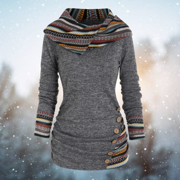 Abigail - Tribal-Kapuzenpullover