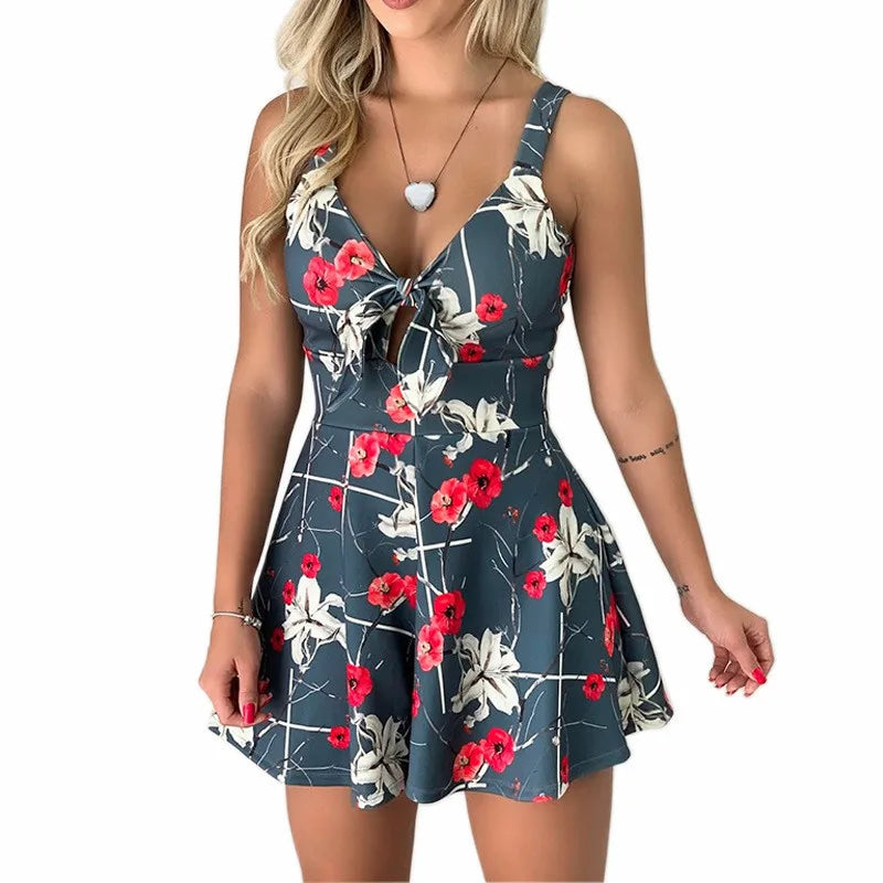 Amelia – Ärmelloser Strampler in lebendigem Design 4