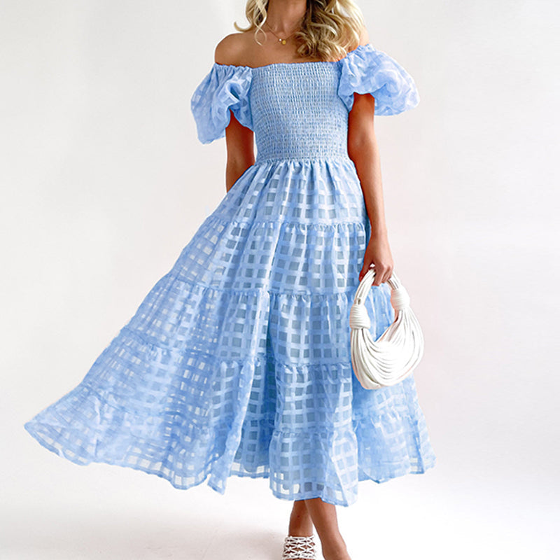 Anastasia- Elegantes Maxi Kleid Blau