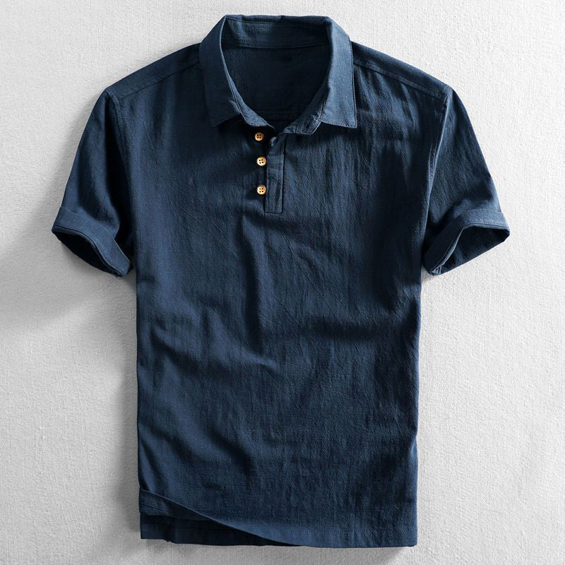Antoine- Sommerliches Komfort Poloshirt Für Herren Dunkelblau