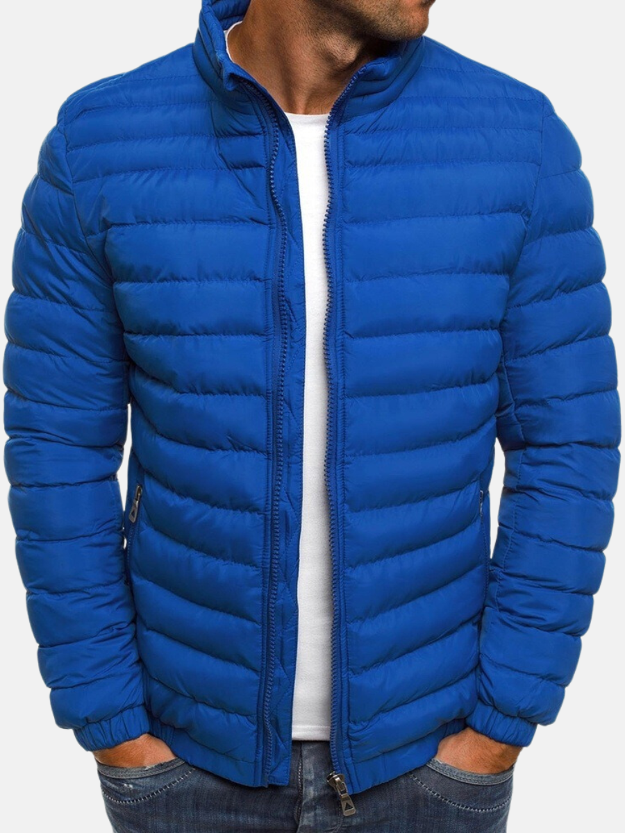 Anton - Stilvolle Steppjacke für Herren Blau