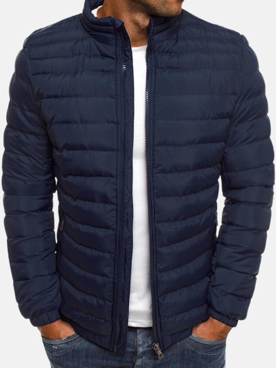 Anton - Stilvolle Steppjacke für Herren Marrine