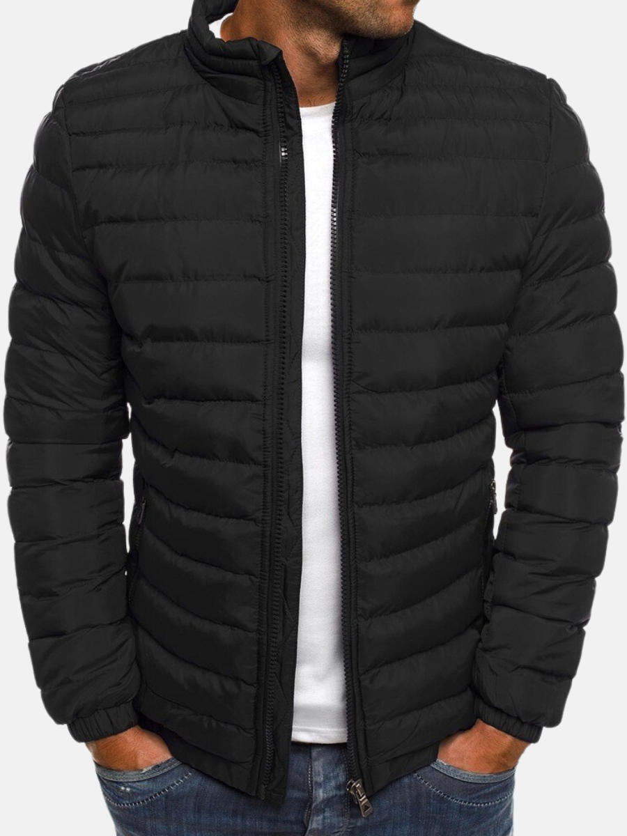 Anton - Stilvolle Steppjacke für Herren Schwarz