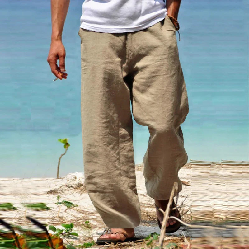 Anton – Sommerhose Herren Leicht Luftig Lässig Baumwolle 1
