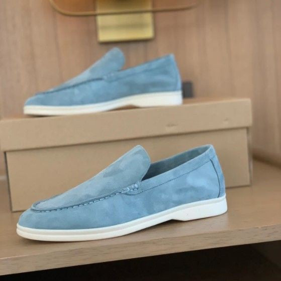 Arian - Wildleder Loafer HELLBLAU