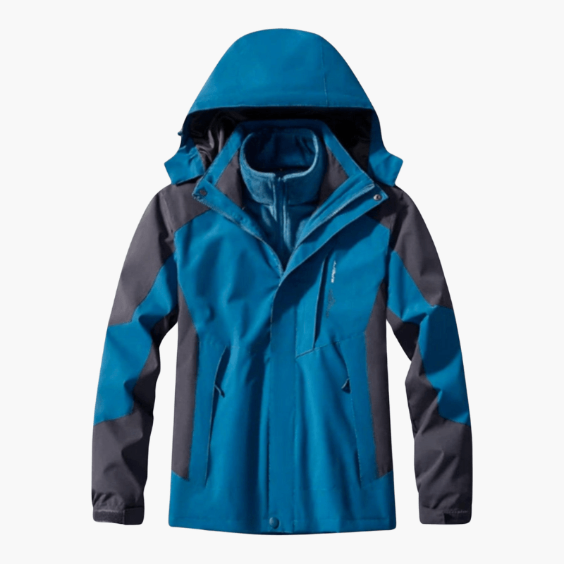 Aydin – Wasserdichte Herren Allwetterjacke Outdoor Abenteuer Dunkelblau