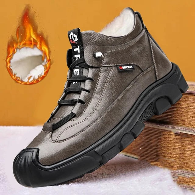 Donald - Warme Herren Winterschuhe aus Baumwolle